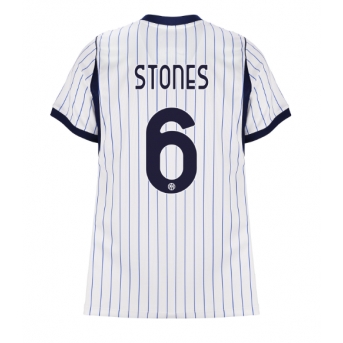 Inter Milan John Stones #6 Maglia Gara Trasferta Repliche 2026-27 Donna Maniche Corte